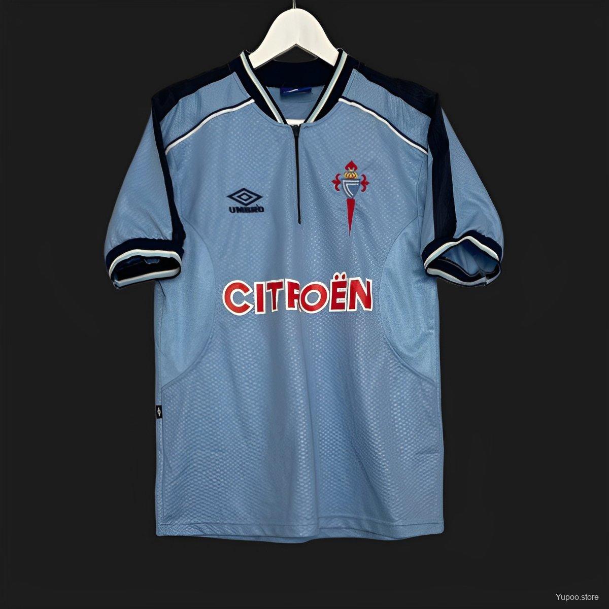 Camiseta de fútbol Celta Vigo 1999/01 LOCAL MANGA CORTA VERSION FAN